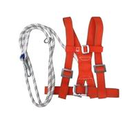Genérico Universal Safety Harness - Adjustable Double-Strap Gear | Safety Harness Fall Protection for Men, Industrial Body Belt for Window Cleaner, Warehouse Gear, Utility Work, Bridge Construction