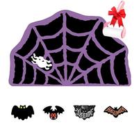 Genérico Unwelcome Bat Door Mat,Gothic Bath Rug,Halloween Funny Pattern Doormat,Spooky New Home Closing Housewarming Gift for Kitchen,Bedroom,Holiday,Outdoor,Indoor Decor
