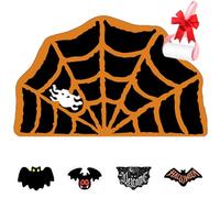 Genérico Unwelcome Bat Door Mat,Gothic Bath Rug,Halloween Funny Pattern Doormat,Spooky New Home Closing Housewarming Gift for Kitchen,Bedroom,Holiday,Outdoor,Indoor Decor