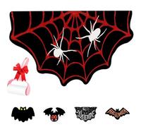 Genérico Unwelcome Bat Door Mat,Gothic Bath Rug,Halloween Funny Pattern Doormat,Spooky New Home Closing Housewarming Gift for Kitchen,Bedroom,Holiday,Outdoor,Indoor Decor