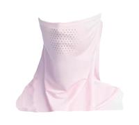 Genérico UPF 50+ UV Face Cover, Soft Transpirable Sun Protection Shield, Lightweight Sunscreen Cover, Comfortable Outdoor Face Mask for Hiking and Cycling, 8,27 pulgadas, rosa, Se référer au