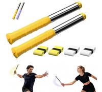 Genérico Upgraded Adjustable Intensity Badminton Swing Trainer, Adjustable Magnetic Swing Trainer with Sound Feedback for Wrist Arm Strength Training, Smash Technique Practice