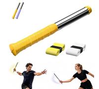 Genérico Upgraded Adjustable Intensity Badminton Swing Trainer, Adjustable Magnetic Swing Trainer with Sound Feedback for Wrist Arm Strength Training, Smash Technique Practice