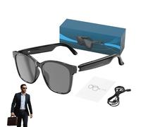 Genérico Upgraded Wireless Bluetooth Smart Ai Translation Glasses, Lenskey Ai Translation Glasses, 144 Language Real-Time Glassess Headset With Music Player & Hands-Free Calls For Men & Women (Black)