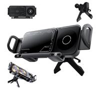 Genérico Upliftjoys High Intelligent Mobile Phone/Pad Holder, 2 in 1 Rotatable Car Phones Holder, New Smart Rotating Wireless Charging, Magnetic Air-Vent Mount for Universal Smartphones (Black)