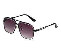 Genérico Upliftjoys Sunglasses, Retro Gradient Sunglasses UV400 Protection, Unisex Double Bridge Square Shades (Purple-Black)
