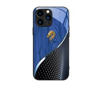 Genérico Urgalaxy Personalized Dragon Compatible with Glass Phone Case, Full Coverage Anti Drop Phone Case for iPhone 11/12/13/14/15/16 Series (Blue,for 16 Pro)