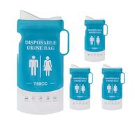 Genérico Urinal Bag, Pee Bag, Leak Proof Odor Control Unisex Design Compact Size Lightweight Build Motion Aid Absorbent Core, Toilet Training Tool for Rock Climbing, Traffic Jam, 5.12x10.63inches