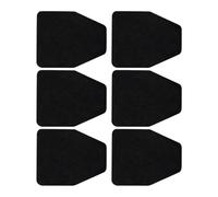 Genérico Urinal Floor Mat, 6 Piece Washroom Rubber Mat, Highly Absorbent Pads, Rubber Urinal Floor Mats for Hygiene and Safety Public Restroom Hospital Airport Stadium Mall Bar Hotel Restauran