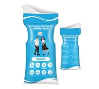 Genérico Urine Bags - 900ml Portable Travel Urinal Vomit Bags | Hygienic Toilet Solution Potty Personal Care Products for Road Trip Pregnant Adults Kids Men Women Patients Drivers