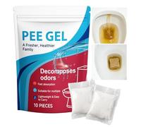 Genérico Urine Gel for Portable Toilet, 10 Pieces Odor Eliminator Absorbent Solidifier Deodorizer Pack, Portable Toilet Gel for Camping Hiking Travel Car Interior Outhouse Restroom Use