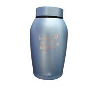 Genérico Urne para Animales De Acero Inoxidable para Mascotas - Perros De Cenizas De Recuerdo, Cachorros - Caja Funeraria Decorativa Y Duradera, Ideal Perservar La Memoria Faithful Companion