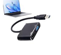 Genérico USB 3.0 To HD Adapter, Monitor Connection Converter, Signal Transfer Cable For Laptop Desktop Home Office, 1920x1080 Resolution Output, Plug Play Setup No Driver Needed, 2.36x0.39 Inches