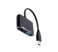 Genérico USB 3.0 to HD Adapter, Video Converter Cable, Full HD Display Connector, 1920×1080 Signal Transmission, Plug-and-Play Device, Screen Extension for Desktop, Laptop, Home Computer