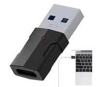 Genérico USB Adapter, Type C Converter, 1.22x0.55x0.28in Charging Plug, 10Gbps Speed, Portable Function for Desktop Connection, File Transfer, Computer Use, Plug Play, Work Setup, Tech Accessory
