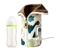 Genérico USB Bottle Warmer Cover Portable Milk Warmer with Digital Display