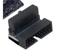 Generico USB C Motherboard Adapter - Male to Female Connector USB Motherboard Extension Adapters, Right Angle, Compact PC Connector Adapter, for Computer Workstation Home Office