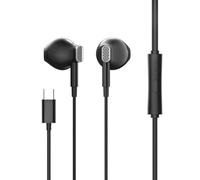 Genérico USB C Wired Headphones - Type-C In-Ear Earbuds with Microphone, Heavy Bass, Noise-Canceling Wired Headphones For Phone Calls, Music Listening, Stereo Audio, WiredAudio Device For Smartphones