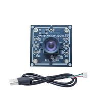 Genérico USB Camera Board, Ov9732 Sensor, 1mp Webcam Module, 1280x720p Webcam Panel, 1.5x1.5x0.63 Inches, Wide Angle Camera, Lens Computer Accessories for Face Recognition