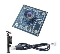 Genérico USB Camera Module, 1 Megapixel Camera Board OV9732 Sensor, 180mA 1280x720P Webcam with Wide Angle Lens, Computer Accessories for Face Recognition, Projects, 3.8x3.8x1.6cm