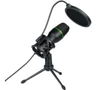 Genérico USB Condenser Microphone, Microphone for Streaming, Plug-and-Play Design, Metal, Electronic Audio Equipment Accessory for Remote Work, Video Conferencing, Podcasting and Content Creation
