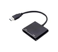 Genérico USB Display Adapter, Video Converter Cable, 1080P HD Output for Computer Screen Extension, Plug and Play Cord for Laptop Desktop Monitor TV Projector Home Office Workstation Use