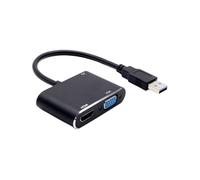 Genérico USB Display Adapter, Video Converter Cable, 1080P HD Output for Computer Screen Extension, Plug and Play Cord for Laptop Desktop Monitor TV Projector Home Office Workstation Use