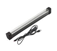 Genérico USB Fluorescent Black Light Strip - Black Lights for Glow Party - 9W Magnetic Portable Fluorescent Lamp, for Birthday Christmas Tapestry Poster Display Cabinet Wall Outdoor