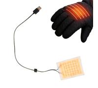 Genérico USB Glove Heating Pad - Cold Hand Free Winter, 5V Electric Element, Fast Warming Insert, DIY Heated Kit, Portable Carbon Fiber Mat, Thermal Accessory For Skiing Fishing Typing Office Usage