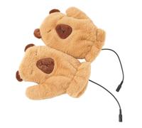 Genérico USB Heated Gloves Cute Capybara Winter Warmers For Office Outdoor