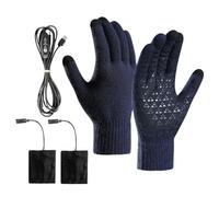 Genérico USB Heated Gloves, Electric Thermal, 9.3x7.9x2x Inches, Touchscreen Mittens, Cold Weather Gloves for Cycling Commuting Hiking Winter Snowboarding Motorcycle Riding Outdoor Activities Use
