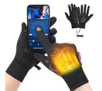 Genérico USB Heated Gloves, Electric USB Heated Gloves Screen Touch, 1 Pair Warm Windproof Mittens Hands Warmer for Cycling Running Hiking Driving Snowboarding