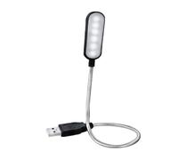 Genérico USB-Laptop-Licht - 6 LED Warmlicht Flexible Lampe | Metall USB Tragbar - Energiesparendes Leselicht für Laptop PC Powerbank ÙSB-anschluss augenschonend ideal für Home Office Spielen