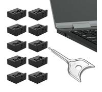 Genérico USB Port Blocker Portable Removable Dust-Proof Plugs