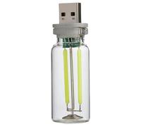 Genérico Usb Retro Car Light, Unique Bottle Design Touch Adjustment