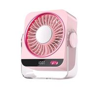 Genérico USB Table Fan,5 Adjustable Wind Speeds Rechargeable - Portable Desk Fan | for Home Apartment Office School Classroom Living Room Bedroom Study Room College Dorm Farmhouse