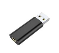Genérico USB to 3.5mm Audio Adapter External Sound Card Plug and Play