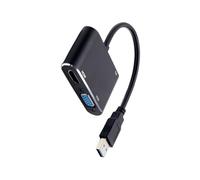 Genérico USB to HD Adapter, TV Connector, Signal Transmission Display Converter with 1.97x2.36x0.39 Inches, Laptop Computer Desktop Use for Home, Theater, Screen Monitor, Viewing Setup