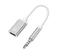 Genérico USB Type C to - 3.93Inch Headphone Jack Adapter | Audio Dongle Cable | PE Durable Audio Connector - Type C to 3.5mm Headphone Jack for Car Stereo Supporting Travel Music Listening Use