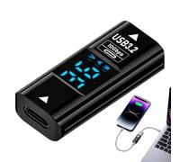 Genérico USB TypeC Female Adapter - 36W Fast Charging & High Speed Data Converter | Real Time Power Monitor For Hard Drive Enclosures, Car Keyboards And Laptops | Safe Overvoltage Protection