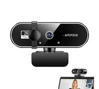 Genérico USB Webcam - 2K HD Camera, Built In Noise Reduction,