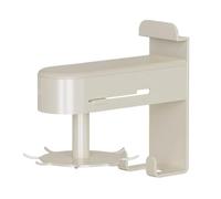 Genérico Utensil Hanger, Rotating Wall-Mounted Kitchen Hooks, Adhesive No-Drill Storage Rack, White, Black, for Spatulas, Spoons, Towels, and Cooking Tools Individuals' Beneficial Accessibility