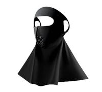 Genérico UV Full Face Sun Protection Mask, Breathable & Cooling Full Face Sun Mask with Neck Cover for Running and Walk (Black)