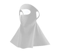 Genérico UV Full Face Sun Protection Mask, Breathable & Cooling Full Face Sun Mask with Neck Cover for Running and Walk (Light Gray)
