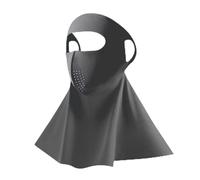 Genérico UV Full Face Sun Protection Mask, Breathable & Cooling Full Face Sun Mask with Neck Cover for Running and Walk (Dark Gray)
