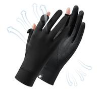 Genérico UV Protection Gloves - Nylon Spandex UPF50+ | Sun Protection Cycling Glovess | Anti Slip Touchscreen Glove | Lightweight Summer Outdoor Gloves Driving Cycling Hiking For Sports Use