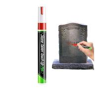 Genérico UV Resistant Paint Pens for Wood, Tombstone Lettering Marker Pen, Waterproof Permanent Restoration Paint Pen, Durable Acrylic Marker, Weatherproof Graveyard Decoy for Ceramic Glass Metal