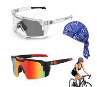 Genérico UV400 Photochromic Polarized Safety Glasses,Impact Resistant PC Lens Transition Sunglasses,Work Eyewear for Outdoor Sports,Work,Hiking,Cycling，A-1