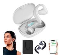 Genérico V2 Translator Earbuds, V2 Language Translator Earbuds, Translation Earbuds Real Time Two Way, 6 Modes, Touch Controls, 144 Languages (White)