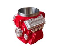 Genérico V8 Motor Becher,Retro Getränkebehälter | : Futter Aus Lebensmittelechtem Edelstahl Doppelwand Milchbecher,Geschenk Für Autofans Ingenieure Väter Männer Weihnachten Geburtstag Büro Werkstatt